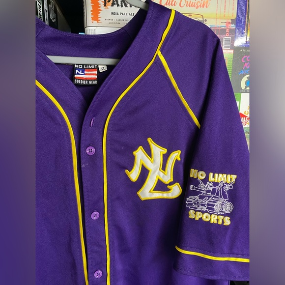 Vintage 90s No Limit Sports Baseball Jersey - Picture 3 of 5